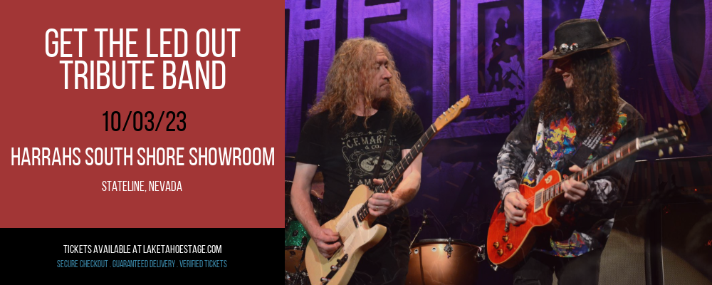 Get The Led Out at Harrahs South Shore Showroom