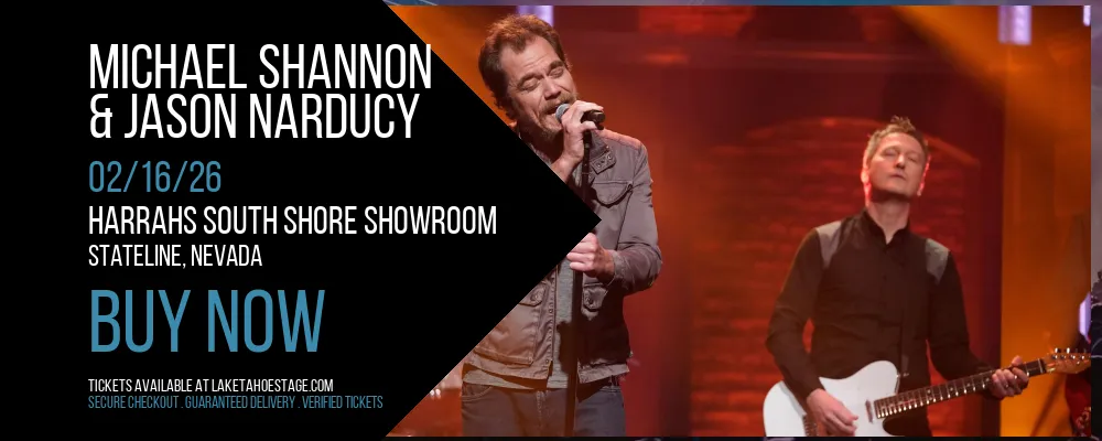 Michael Shannon & Jason Narducy at Harrahs South Shore Showroom