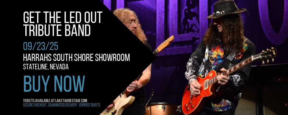 Get The Led Out at Harrahs South Shore Showroom